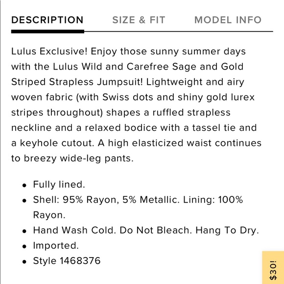 Lulus Strapless Jumpsuit - Picture 7 of 7